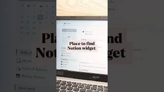 Notion widgets app #notion #notionapp