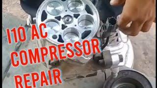 i 10 ac compressor repair, Raj car care,