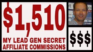 My Lead Gen Secret Review - $1,510 In MLGS Affiliate Commissions.