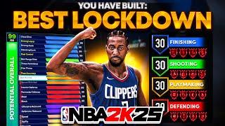 *NEW* BEST LOCKDOWN BUILD IN NBA 2K25! 99 STEAL + 99 PERIMETER DEFENSE! best build 2k25