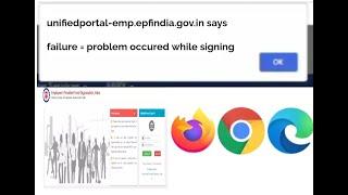 failure problem occurred while signing solved latest method dsc utility 1.0 in Epfo dsc kyc approval