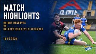 HIGHLIGHTS | Rhinos Reserves vs Red Devils Reserves