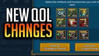 BIG QOL CHANGES THIS PATCH! | Raid: Shadow Legends