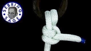 Knot Tying: Round Turn With Two Half Hitches