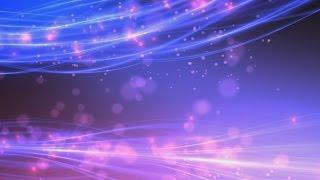 4K Purple Space Lines Scene Bokeh Particles 2160p Background