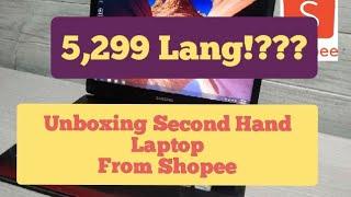 (Unboxing) Second Hand Laptop sa Shopee 5,299 lang!