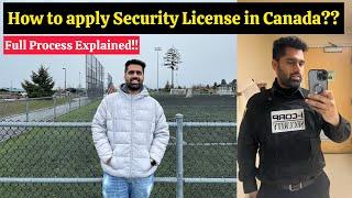 How to apply for Security License in Canada?? Full Process Explained!!