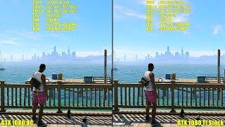 Watch Dogs 2 GTX 1080 TI Vs GTX 1080 OC 4K Frame Rate Comparison
