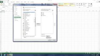 Excel 2013 Customize the Quick Access Toolbar