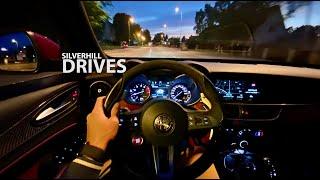 Alfa Romeo Stelvio Quadrifoglio - high performance SUV night city drive [POV 4K]