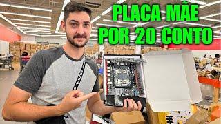 FUI NO LOJÃO DOS EUA QUE VENDE TUDO POR 20 DÓLARES, E ACHEI HARDWARE!