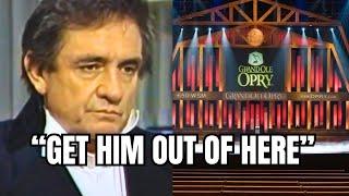 Why Johnny Cash Was Banned from the Grand Ole Opry