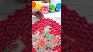 Crochet Edging on Fleece Blankets DIY #shorts