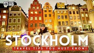 WHY WE LOVE STOCKHOLM: Places to Visit, Fun Things to Do, Food You Must Try and Travel Tips! 4K