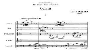 [Score] David Diamond - Wind Quintet (1958)