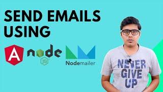 Send emails using Node.js, Nodemailer and Angular