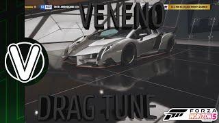 Forza Horizon 5 | Lamborghini VENENO Drag Build And Tune *CRAZY* (Forza Horizon 5 Guides)