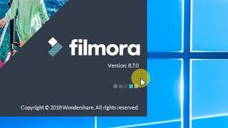 Wondershare Filmora 8.7.0.2 [ 2018 ] 100% work With License Key and Life Time