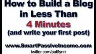 How to Build a Blog in Less than 4 Minutes and Write Your First Blog Post