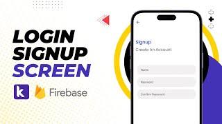 Login Signup Screen In Kodular Using Firebase Authentication | Kodular Login System With Firebase