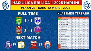 Hasil Liga 1 2025 Hari Ini - Persebaya vs PSIS Semarang - Klasemen Liga 1 2025 terbaru hari ini