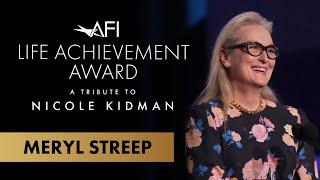 Meryl Streep at the AFI Life Achievement Award Tribute to Nicole Kidman