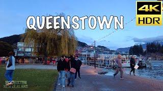 【4K HDR】Walk Tour Queenstown New Zealand!