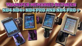 Memory back up and transfer NB4, NB4+, NB4 Pro, NB4 Pro+