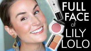 FULL FACE OF LILY LOLO COSMETICS | Clean, Affordable, Mineral Makeup | FULL DAY WEAR TEST + REVIEW