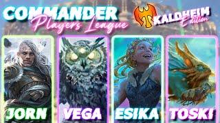 Commander Players League - Jorn vs Vega vs Esika vs Toski [EDH Gameplay/Commander Gameplay]