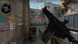 CSGO - i3 12100F + RTX 3060 8GB - 1080p Max Settings - Benchmark Fps Test