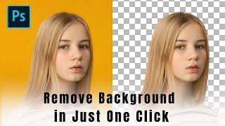 Remove Any Image Background in Just One Click | Adobe Photoshop