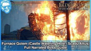 Furance Golem (Castle Watering Hole) - Full Narrated Boss Guide - Elden Ring [4k HDR]