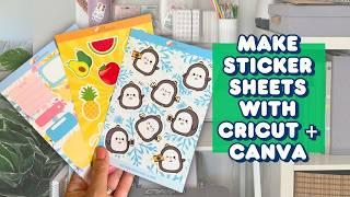 How I Make Sticker Sheets with Cricut + Canva