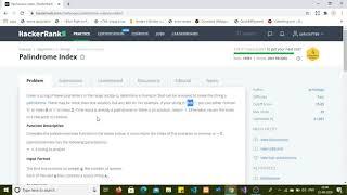 Solve Palindrome Index problem on hacker rank using C#
