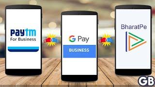 Paytm for business vs Bharat pe for merchant vs Google pay business  which one is best?