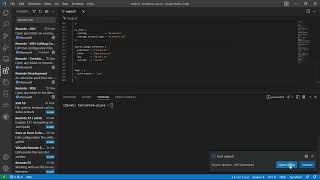 Remote SSH Configuration in VScode