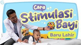 Cara Melatih Bayi Baru Lahir  dengan Stimulasi Pendengaran, Penglihatan, dan Sentuhan.