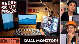 6 Setup Dual Monitor Paling Sering di Pakai! Bedah Setup Eps.24