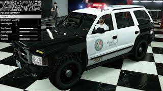 GTA 5 - DLC Vehicle Customization - Bravado Dorado Cruiser (Dodge Durango Police Car)