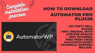 AutomatorWP Plugin Download with Lifetime Update in cheap price