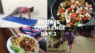 21 Days Challenge -Day2 | How to Cook Paneer and Mushroom For Weight loss #nithishfamily #exercise