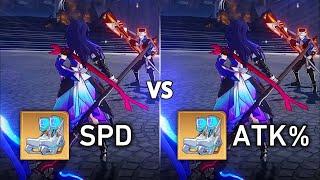 Seele Relic Boots Comparison! Attack % vs Speed ? Memory of Chaos Changes 1.1 [Honkai Star Rail]