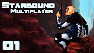 Let's Play Starbound 1.0 Multiplayer - Part 1 - I Have A Space Train?!