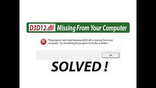  How to Fix D3D12.dll Missing from Your Computer Error Windows 10/8.1/7 32/64 bit