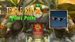 Temple Run 2. Lost Jungle. Radiant Race Challenge & Unlock Pixel Peeps Hat.