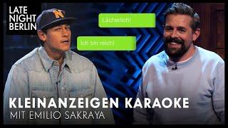 Kleinanzeigen Karaoke mit Emilio Sakraya | Late Night Berlin