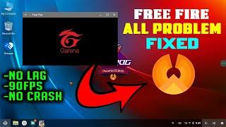 How To Fix Free Fire All Problem In Phoenix OS | 90FPS No Lag | Low End Pc