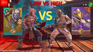 LOW DOJO VS HIGH DOJO - WHO WILL WIN  SHADOW FIGHT 4 PROMOCODE #shadowfight4 #shadowfight3