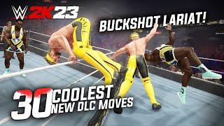 WWE 2K23: 30 Coolest "New DLC" Moves! (Steiner Row Pack)